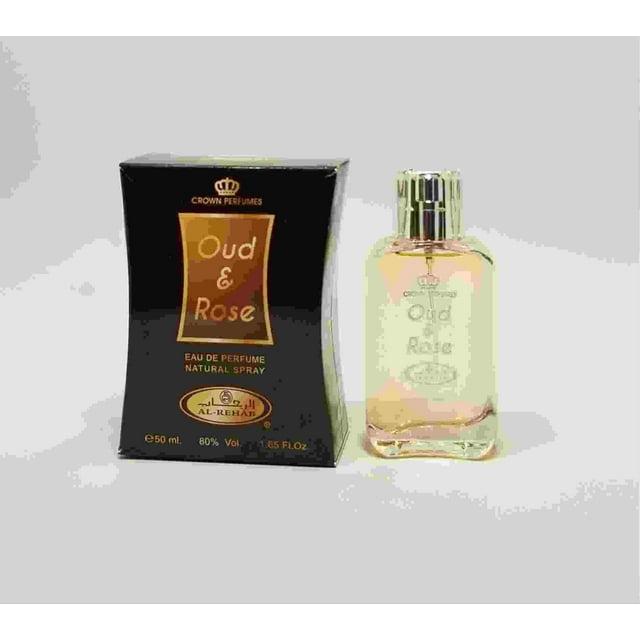 Perfume Al-Rehab Oud & Rose Eau de Perfume, 50 ml, para unisex
