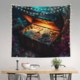 thumbnail image 2 of Honeii Underwater Treasure Chest print Tapestry for Bedroom, Tapestry Wall Tapestry Aesthetic, Room Decor Classroom Tapestries for Living Room Dorm Room 51" X 60", 2 of 6