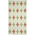 thumbnail image 5 of Red Green Stars Tablecloth, Mid Century Abstract Geometric 1950s Christmas Stars Diamonds Table Cloth Cover for Dining Room Kitchen Decoration Rectangle(60x102in), 5 of 6