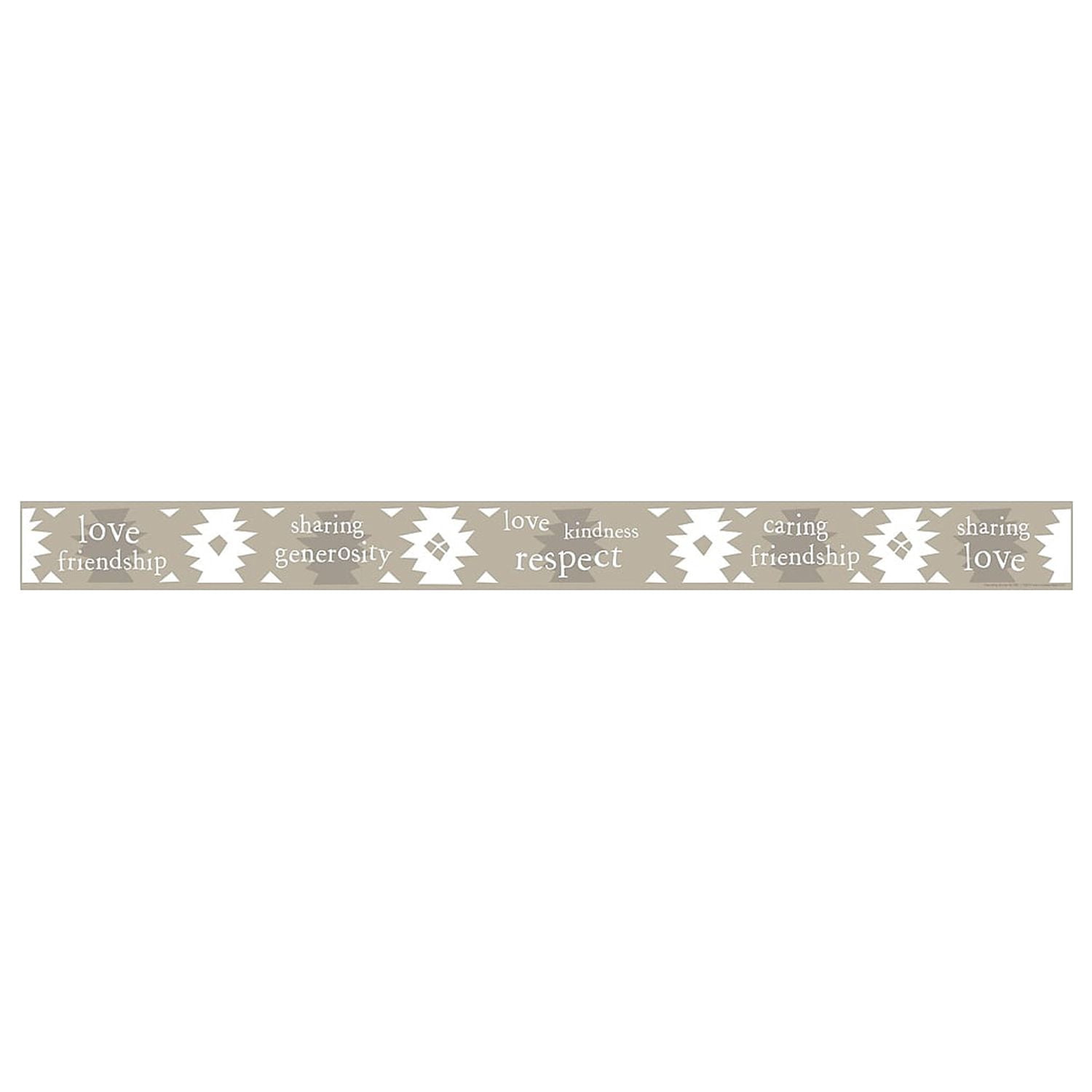 Barker Creek Double-Sided Border, Friendship, for Bulletin Boards, Reception Areas, Halls, Break Rooms, Office, School, Home Learning Decor, 3” x 35’ (926)