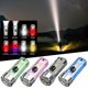 thumbnail image 1 of Xihbxyly Linterna Led Compacta con Llavero, Potente Luz Recargable, Diseño Mini Portátil, para Uso Doméstico En Exteriores, Tamaño Práctico, Ligera, Incluye Cable Usb, Batería de 250 Mah., 1 of 2