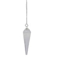 thumbnail image 2 of Harmonize Quartz Cone Faceted Pendulum Dowsing Reiki Healing Crystal Spiritual Gift Sided, 2 of 5