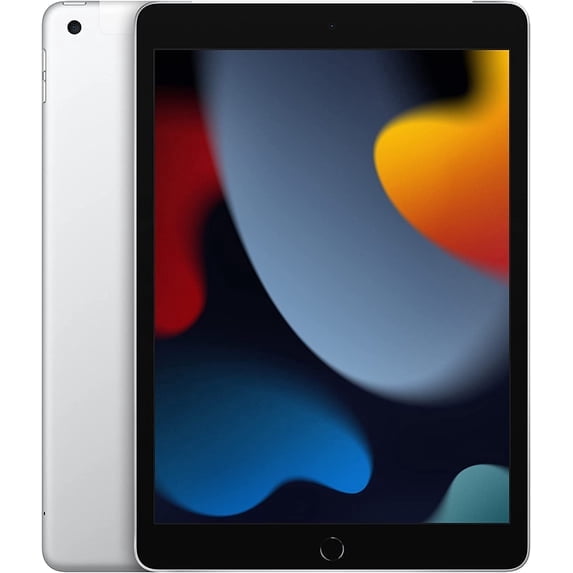 Restored 2021 Apple iPad 9 10.2" Display 64GB Storage WiFi Only - Silver (Refurbished)