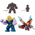 thumbnail image 2 of 27 piezas/set superhéroe Thor Iron Man Wolverine Hulk Deadpool figuras de acción bloques de construcción juguetes para niños niñas cumpleaños regalos de Navidad juguetes coleccionables de superhéroes, 2 of 5