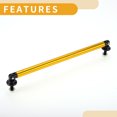 thumbnail image 6 of Unique Bargains 2pcs 200mm/7.87in Adjustable Front Bumper Lip Splitter Strut Support Bars Gold, 6 of 6