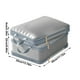 thumbnail image 3 of Bolsa de almacenamiento para ropa de compresión de viaje Organizador impermeable grande gris – poliéster portátil y duradero, compartimento para maleta que ahorra espacio, soluciones de embalaje, 3 of 6