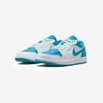 thumbnail image 2 of Men's Air Jordan 1 Low White/Celestial Gold-Aquatone (553558 174) - 12, 2 of 3