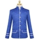 thumbnail image 2 of Hombres Casual Sólido Halloween Manga larga Stand Collar Steampunk Gothic Blazer Chaqueta Pompotops  oipoqjl37260, 2 of 6