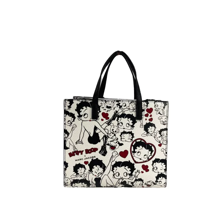 Betty Boop black faux leather crossbody bag purse | eBay