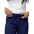 thumbnail image 4 of Sivvan Women's Scrub Set - Multi Pocket Cargo Pants & Stylish Mock Wrap Top (Available in 15 Colors), 4 of 6