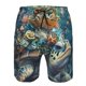 thumbnail image 3 of Balery Colorful Plant Turtle Traje de Baño Estilo Hawaiano para Hombre, Shorts de Secado Rápido con Bolsillos-Medium, 3 of 6