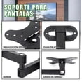 thumbnail image 4 of Soporte Tv 24 Pulgadas Soporte Pantalla 14 Base Para Tele 27 Negro Soporte De Techo Para 24 Pulgadas Modelo Negro, 4 of 4