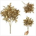 thumbnail image 4 of HESHENG Plantas artificiales para decoración navideña, césped de plástico, arbustos falsos, hojas de imitación para interior y exterior, jardín, maceta, relleno para fiestas, hoteles, terrazas,, 4 of 8