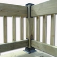thumbnail image 2 of Pylex 13048 44 Post Base Black - 5 Pack, 2 of 2