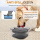 thumbnail image 2 of Negro - Cuenco para perros antiderrame, bebedero para mascotas, dispensador de agua potable de liberación lenta de 2 litros, apto para mascotas, bebedero portátil de viaje, para perros/gatos (1 unidad, 2 of 5