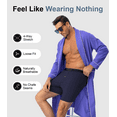 thumbnail image 6 of MAYFISH Mens Boxer Shorts Underwear Made from Bamboo Rayon Loose Breathable Boxers for Men with Button Fly(3C,M), 6 of 6