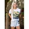 thumbnail image 4 of California Watercolor Palm Trees Men's Graphic T Shirt Tees Brisco Brands S, 4 of 6