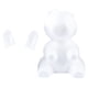 thumbnail image 5 of Molde de conejo de espuma blanco para manualidades, arreglos florales, regalo, decoración para bodas y fiestas., 5 of 5