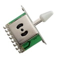 thumbnail image 1 of Interruptor de Pastilla de 3 Vías con Punta para Piezas de Guitarra Eléctrica - Blanco Sunnimix Interruptor de recogida de 3 vías, 1 of 5