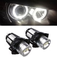 thumbnail image 2 of Angel Eyes White 2 PCS Marker for E90 6W Ring Light Bulb Car Light, 2 of 6