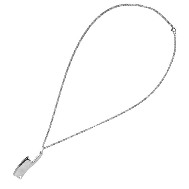Collar De Acero Inoxidable, Collar Masculino Exquisito Y Cómodo, Collar Con Colgante De Cuchillo, Sabor A La Moda Resistente Para Regalo De Vacaciones ANGGREK Otros