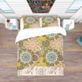 thumbnail image 3 of Designart 'Mandala Pattern For Printing on Fabric Or Paper' Bohemian & Eclectic Duvet Cover Set, 3 of 4