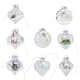 thumbnail image 1 of Bolas de adornos navideños Jadeshay 8 piezas Rellenables Plástico transparente, 1 of 12