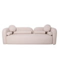 thumbnail image 1 of Ilios Innova | Sofá Gaia Beige 3 Plazas Grande con Diseño Moderno y Minimalista, Tapizado Suave Estilo Orgánico Contemporáneo con Cojines Incluidos., 1 of 9