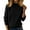 Black #016, variant on Knit Sweaters for Women Crewneck Loose Long Sleeve Winter Warm Wool Knit Pullover Tops Cozy Tunic Sweater Blue XL
