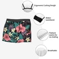 thumbnail image 3 of Balery Green Tropical Leaves Calzoncillos bóxer para hombre, ropa interior de algodón suave y transpirable con cinturilla de nailon-XX-Large, 3 of 5