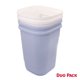 thumbnail image 4 of Bote de Basura Chico 2 Pack con Tapa Balancín  - Basurero de Plástico Resistente, Papelera para Baño, Cocina y Oficina (Blanco), 4 of 4