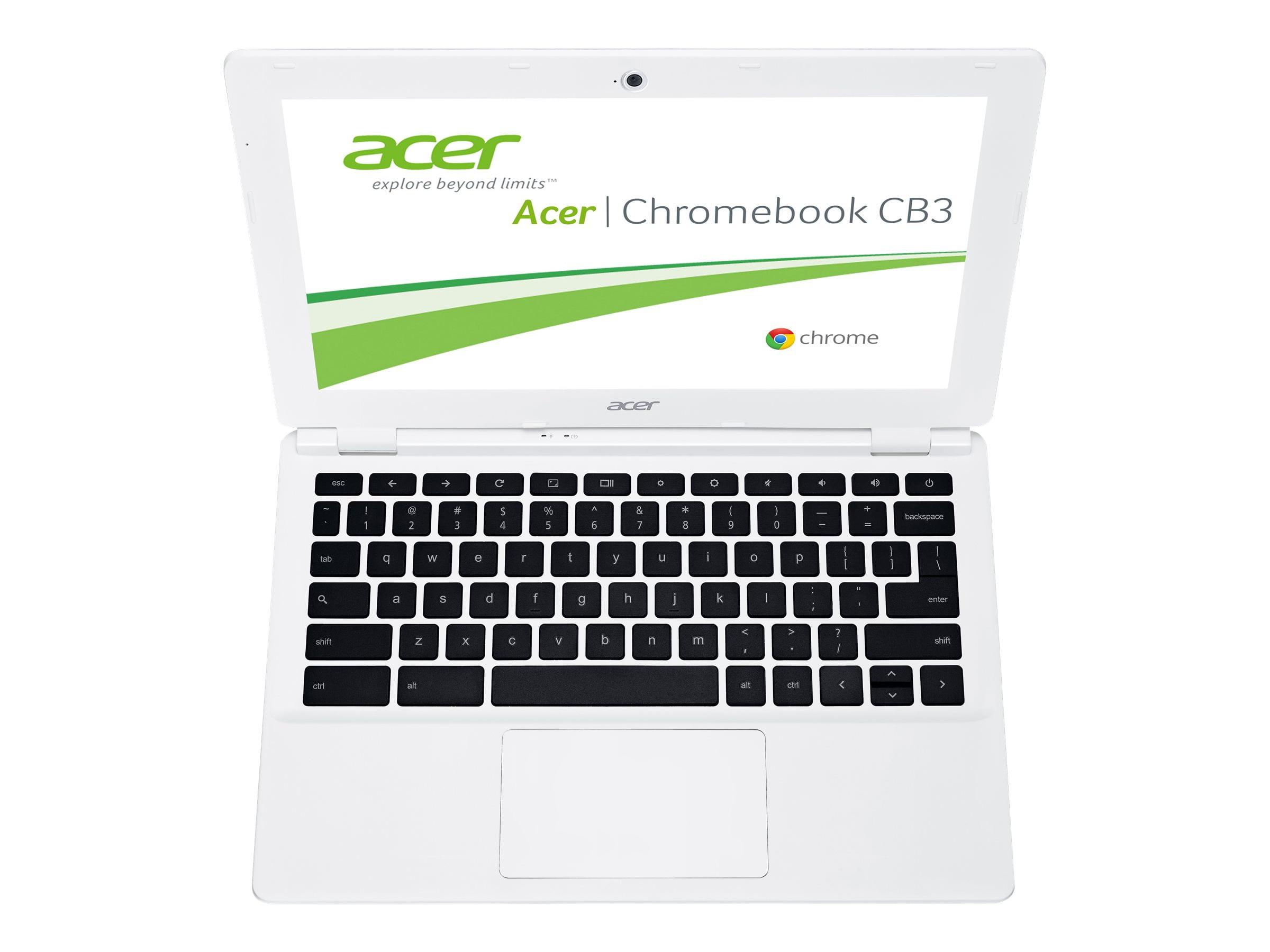 Acer Chromebook, 11.6-Inch, CB3-111-C670 (Intel Celeron, 2GB, 16GB SSD,  White) **Discontinued by Manufacturer**