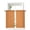 Orange, variant on Pure Azureblue Curtains 45 Inch Length,Sheer Curtains for Bedroom Living Room Window Contemporary Solid Color Minimalist Art Rod Pocket Drapes Kitchen Curtains Small Half Window 42"x45" 2 Panels