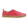 thumbnail image 3 of Lunar Womens Evie Leather Plimsolls, 3 of 5