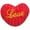 Red, variant on Heart-shaped Throw Pillow 40 cm x 40 cm for Sofa Bed Chair Decor