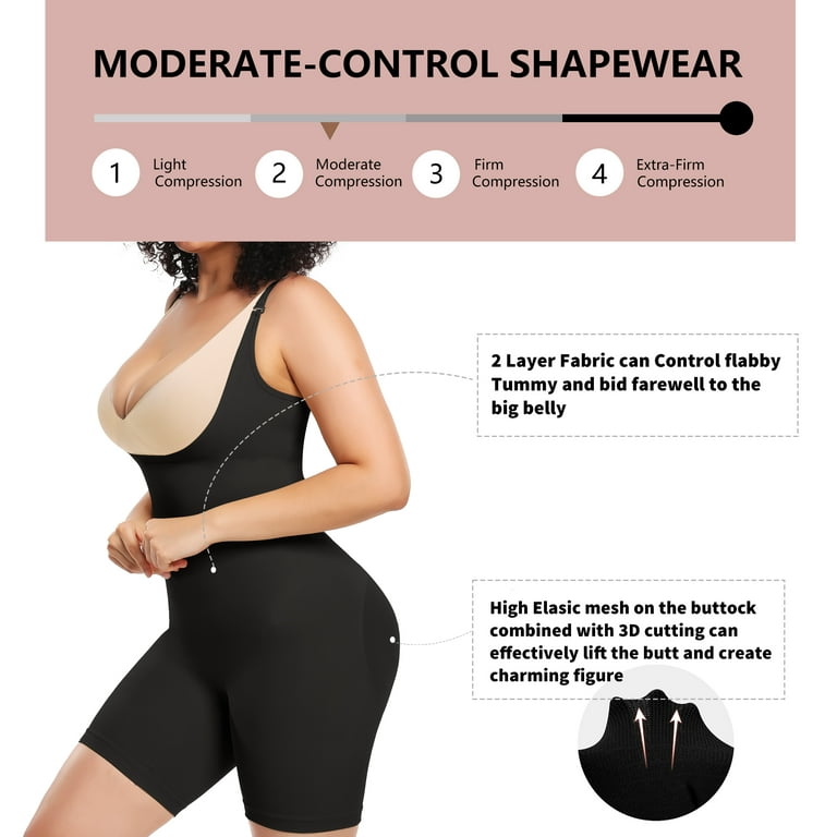 MISS MOLY Shapewear for Women Butt Lifter Bodysuit Tummy Control
