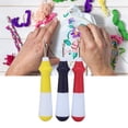 thumbnail image 1 of 3Pcs Colorful Stainless Steel Thread Remover, Durable Seam Ripper With Ergonomic Handles For Sewing, Embroidery, Quilting, 1 of 8