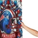 thumbnail image 4 of Cortina de ducha impermeable de secado rápido para baño Patriots, cortina de ducha con ganchos, decoración de fútbol americano, juego de cortinas de ducha para baño, plancha de 72 x 72 pulgadas, 4 of 8