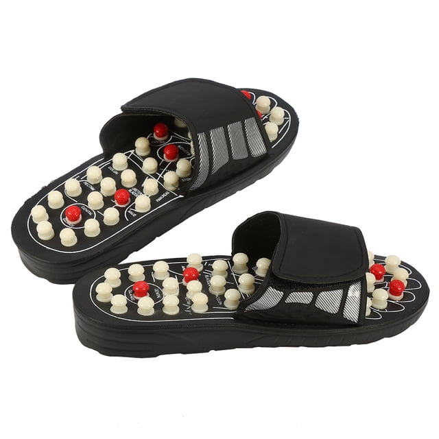 Zapatillas Zapatillas De Masaje Masajeador De Pies Portátil Mujeres Hombres Sandalias De Masaje Shoes40-41 Puntos Giratorios