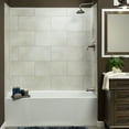 thumbnail image 3 of Palisade 23.2in x 11.1in Vinyl Wall Tile Shower Kit in Wintry Mix, 3 of 9