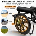 thumbnail image 5 of RJFKSN Kayak Cart, All-Terrain Trolley Cart, 330lbs Heavy Duty Transport Kayak Trolley, kayak cart dolly With Kickstand, for Kayaks, Canoes, Paddleboards, 5 of 10