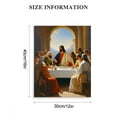 thumbnail image 3 of Jesus Last Supper Canvas Wall Art Print , Christian Pictures Canvas Print Posters Wall Decor, Religious Christian Gifts Wall Art Home Decor for Church Living Room Dining Room Decor Framed ﻿, 3 of 5