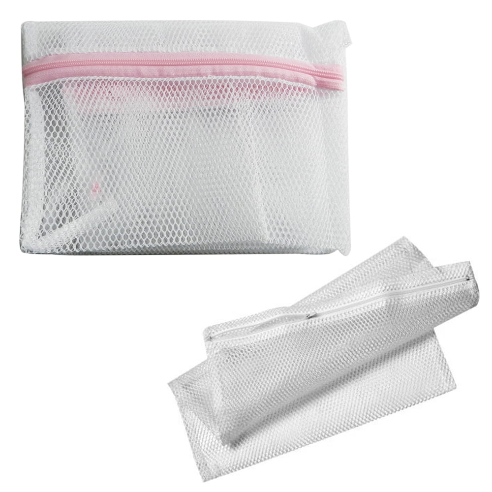 Laundry Bag Mesh Large Clothes Wash Washing Aid Saver Net Zipper Cleaner 15X18 