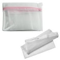 thumbnail image 6 of 2 Pc White Mesh Laundry Bag 14" x 18" Wash Lingerie Delicates Panties Hose Bras, 6 of 6