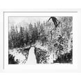 thumbnail image 2 of Art.com Nordal Kaldahl of Canada Won the Northwest Ski Jumping Championship, at Big Hill, Cascade Mountains Photo, White Frame Wall Art, 40" x 32", 2 of 5