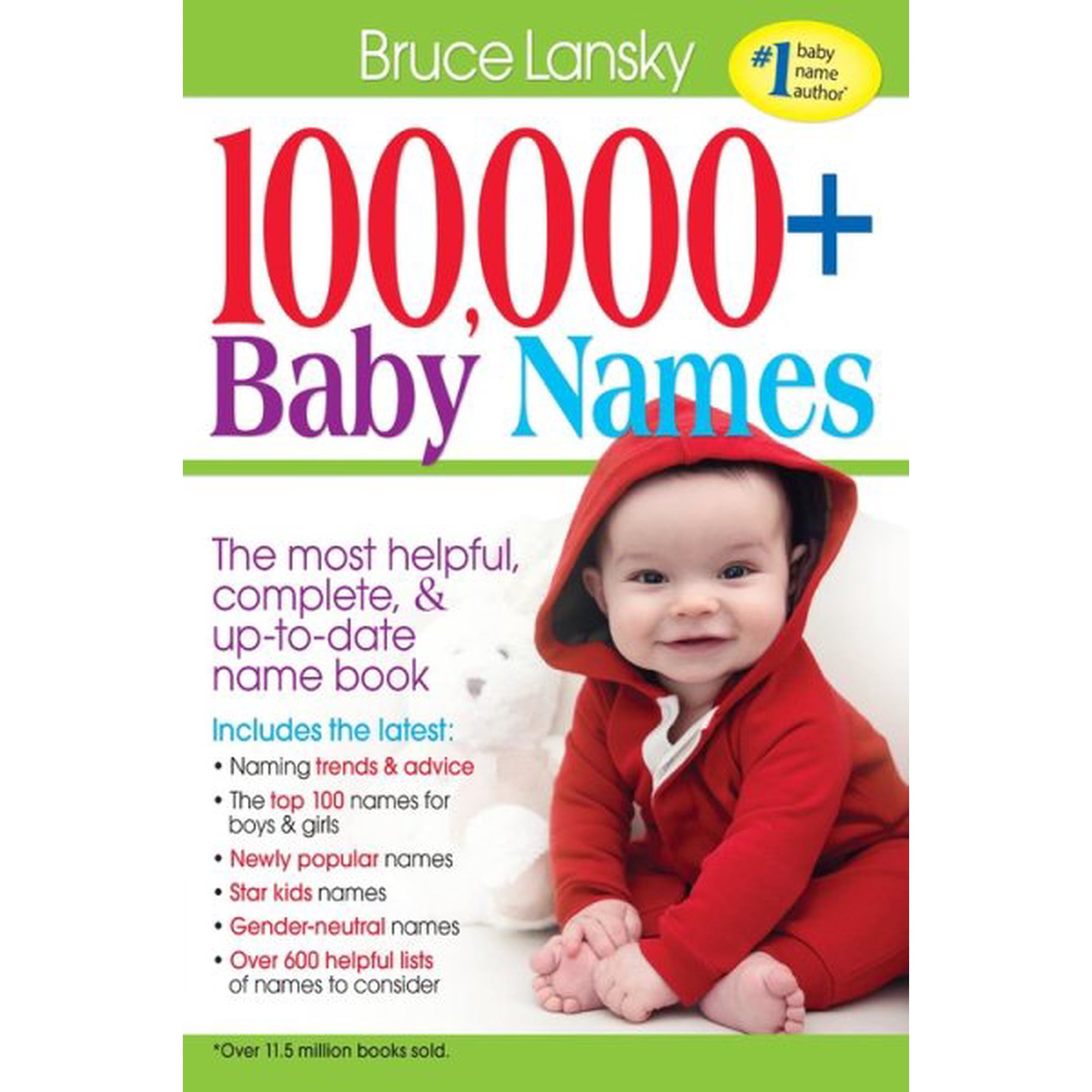 100,000 + Baby Names : The most helpful, complete, & up-to-date name book (Paperback)