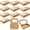 Brown, variant on Boxes with Window 10Pcs for Gift Souvenir Birthday Wedding Candy Cookie