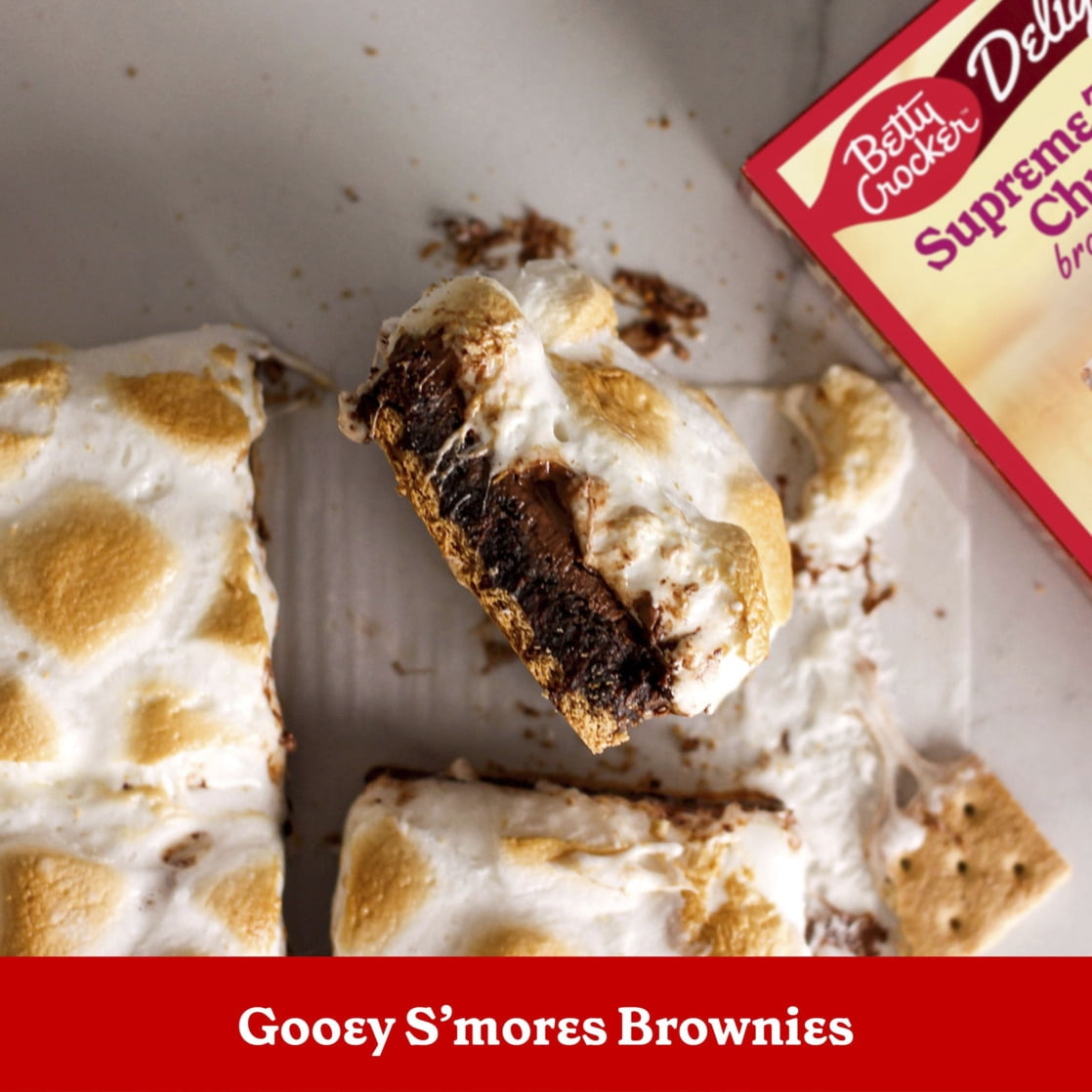 (12 pack) Betty Crocker Triple Chunk Supreme Brownie Mix, 17.8 oz
