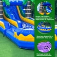 thumbnail image 4 of XJUMP  Surf Beach Inflatable Single Lane Water Slide, 4 of 8