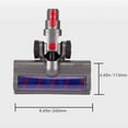 thumbnail image 7 of Soft Hair Roller Brush Head Floor Tool with 4Pcs LED Lights for Tiles, Marbles, Wood Floor, Rotatable Cleaner Head Compatible with Dyson V7 V8 V10 V11 V15, 7 of 7